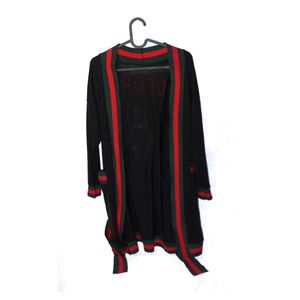 GG Print - Embellished Robe Coat